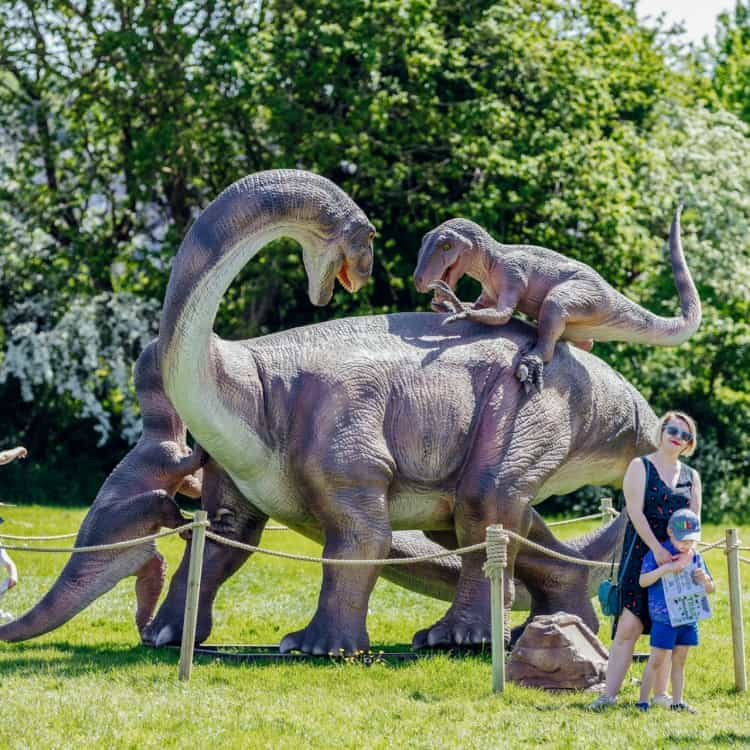 Dinosaurs in the Park