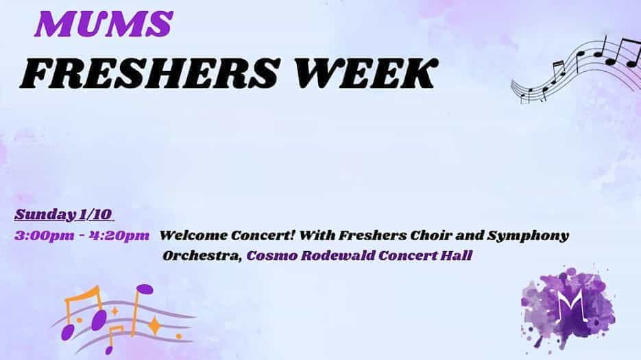 Manchester University Music Society - Welcome Concert