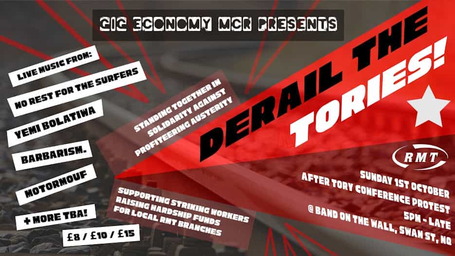 Derail The Tories - Raising Hardship Funds for Local RMT Branches