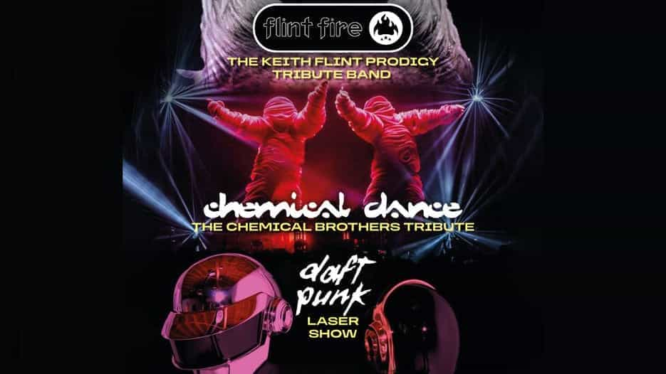 Flint Fire + Chemical Dance + Daft Punk Laser Show