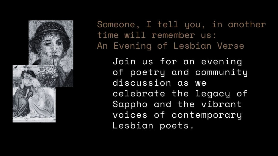 Celebrating Sappho - An Evening of Lesbian Verse