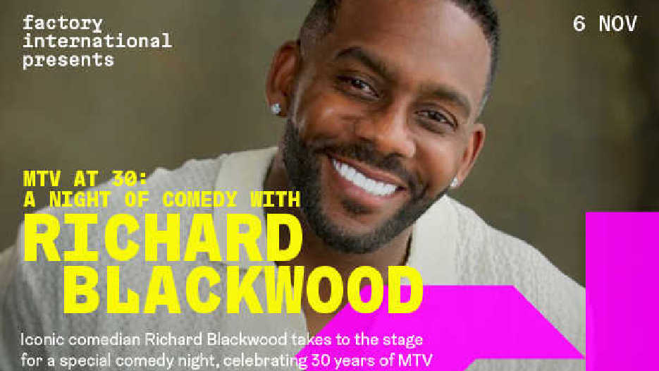 A Night of Comedy with Richard Blackwood celebrating 30 years of the MTV EMAs