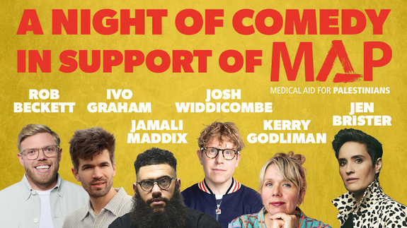 A Night of Comedy In Support of Medical Aid for Palestinians