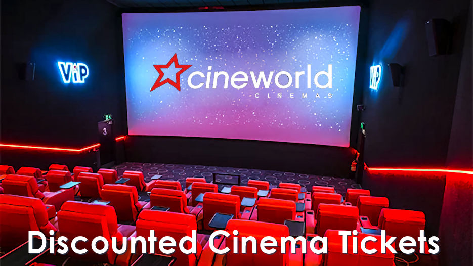 Discounted Cineworld Cinema Tickets