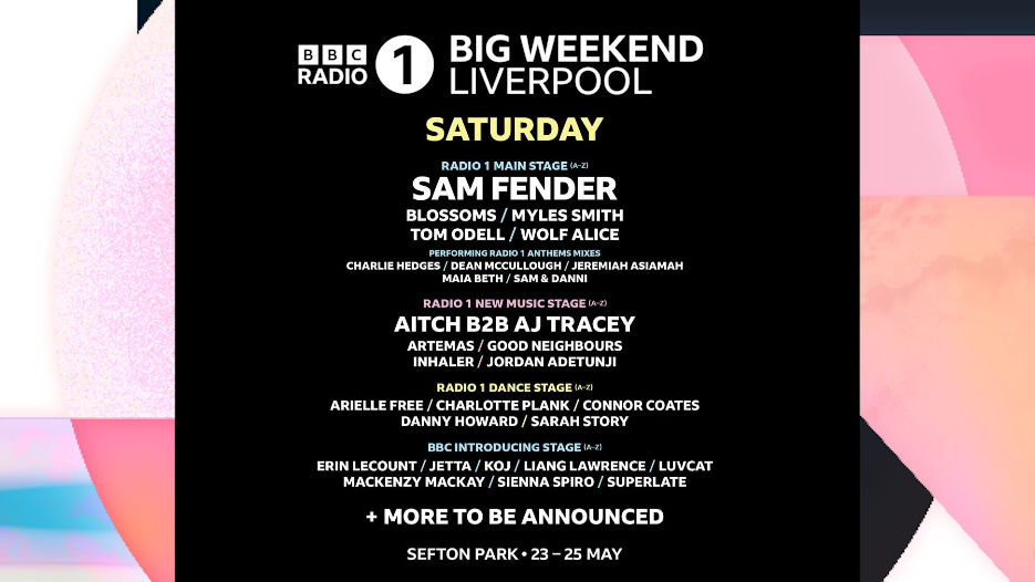 BBC Radio 1 Big Weekend - Sam Fender + Blossoms + more